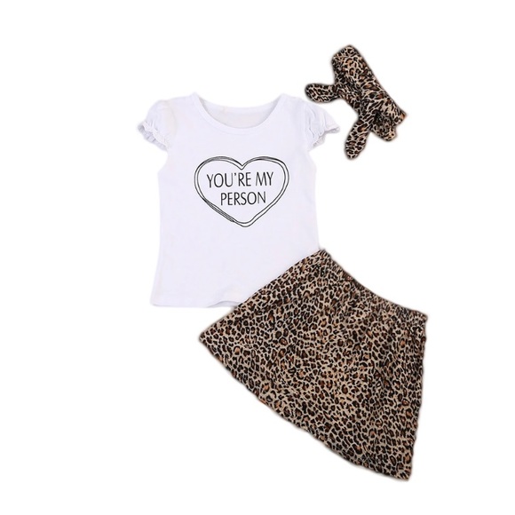 Other - Toddler girls shirt/skirt set